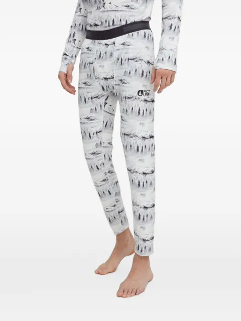PICTURE Lhotse landscape-print ski pants
