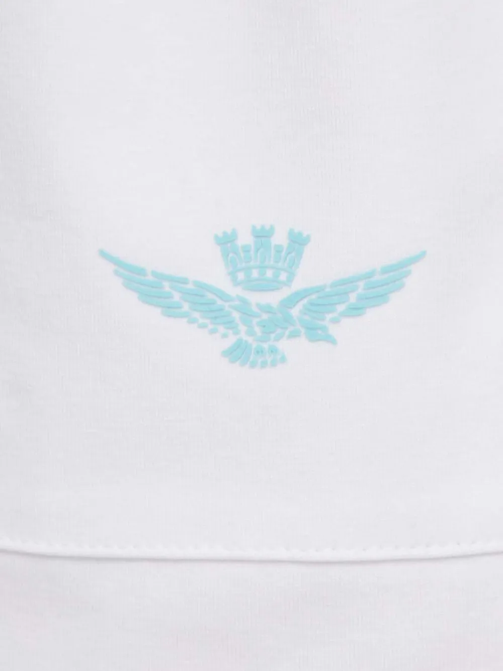 Aeronautica Militare elasticated-waistband knitted mini shorts Wit