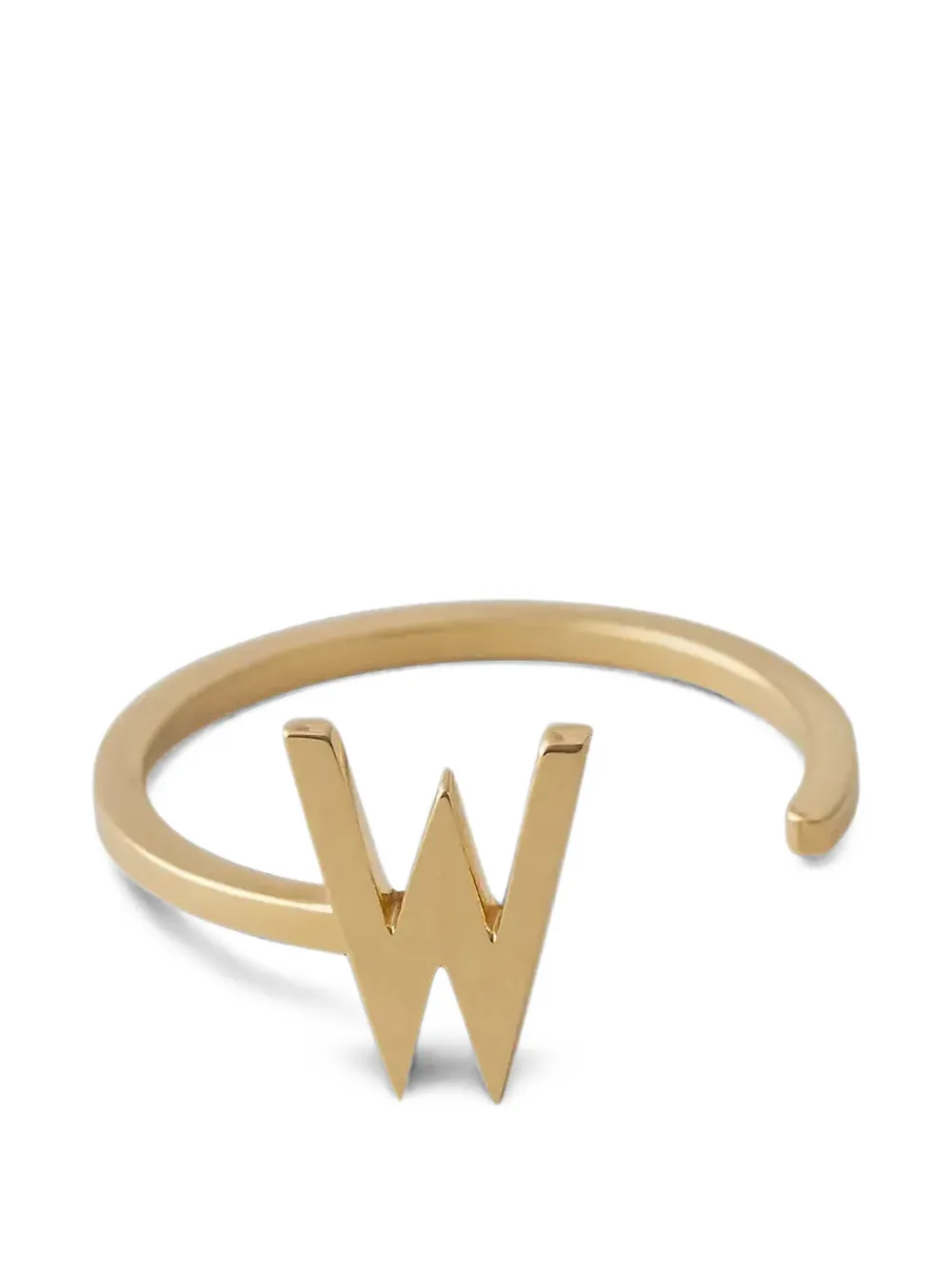 Design letters Anello a fascia W - Oro