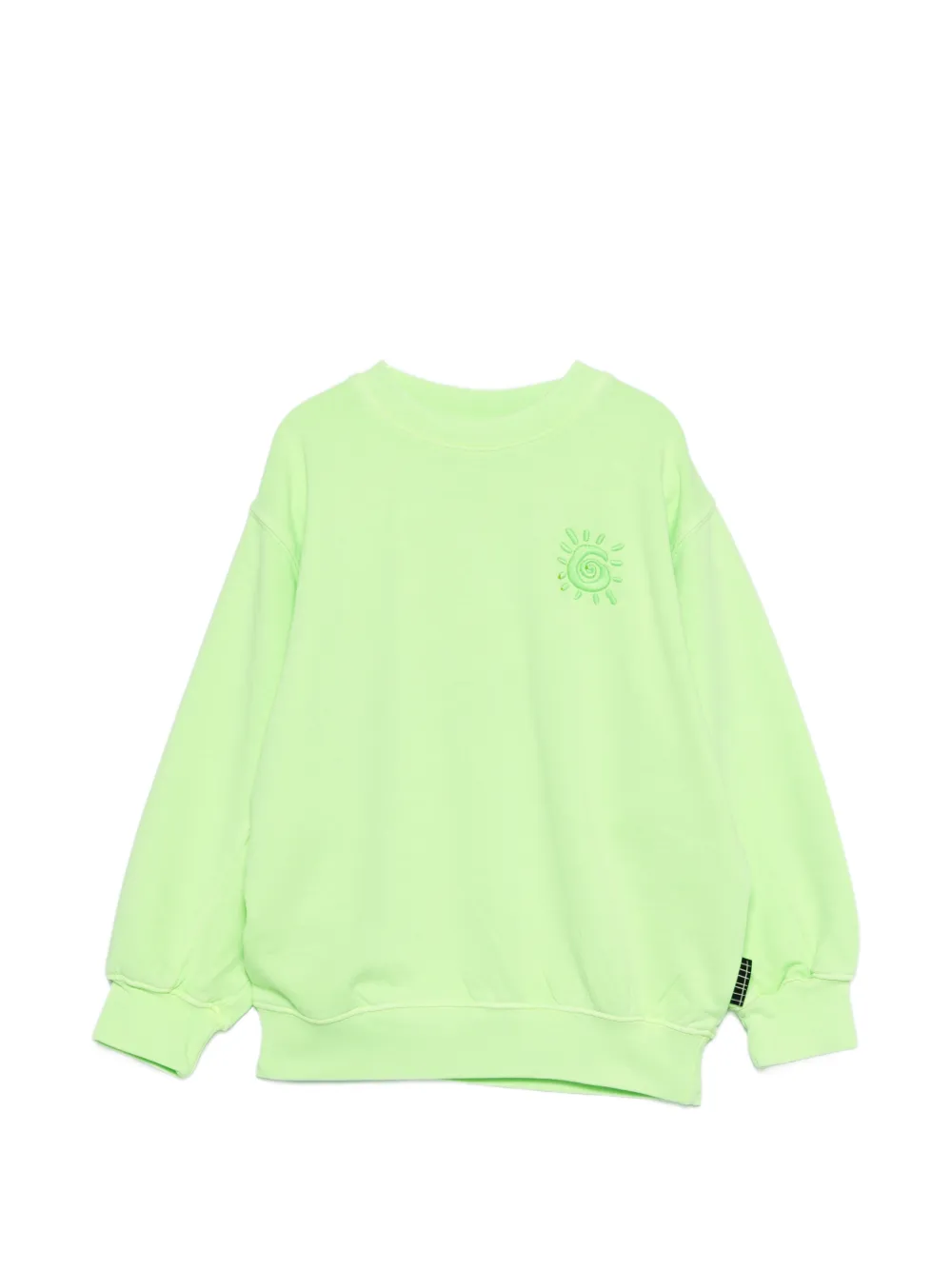 Molo Magni sun-embroidered sweatshirt - Verde