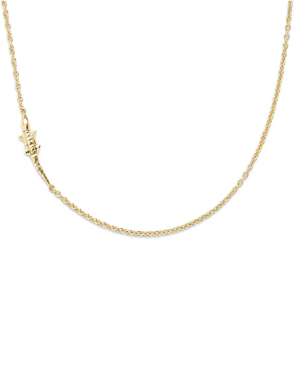 Bibi van der Velden Alligator chain necklace - Gold