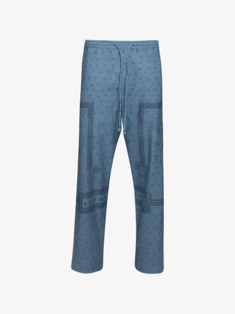 Baziszt Ranch bandana-print trousers