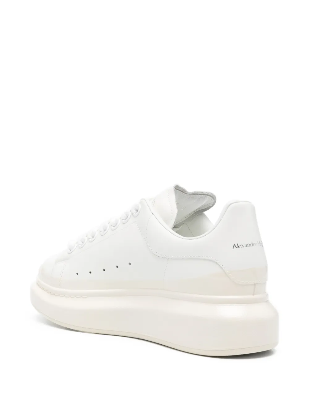  Alexander Mcqueen Lace-up Platform Sneakers - White 