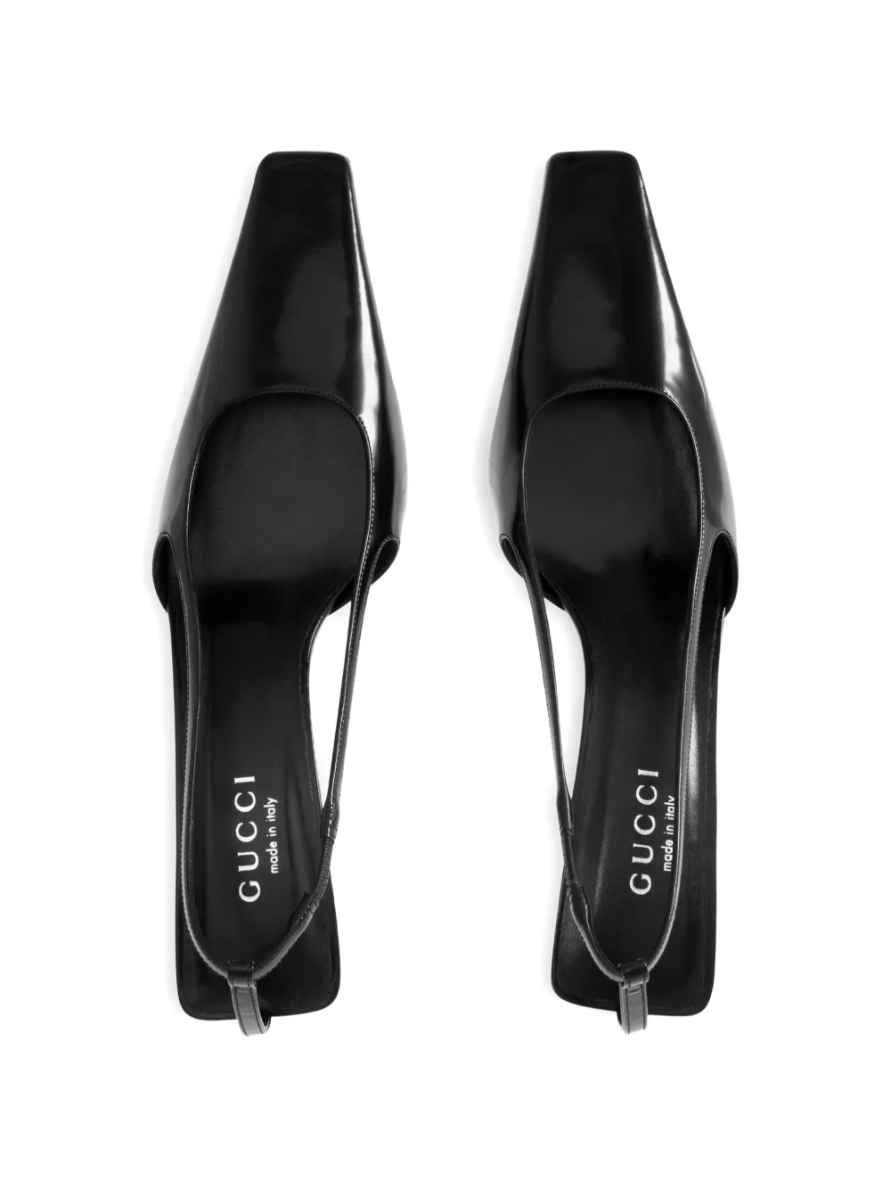 Gucci slingback pumps Zwart