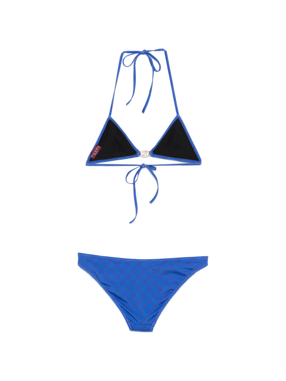  Gucci Gg-print Bikini - Blue 