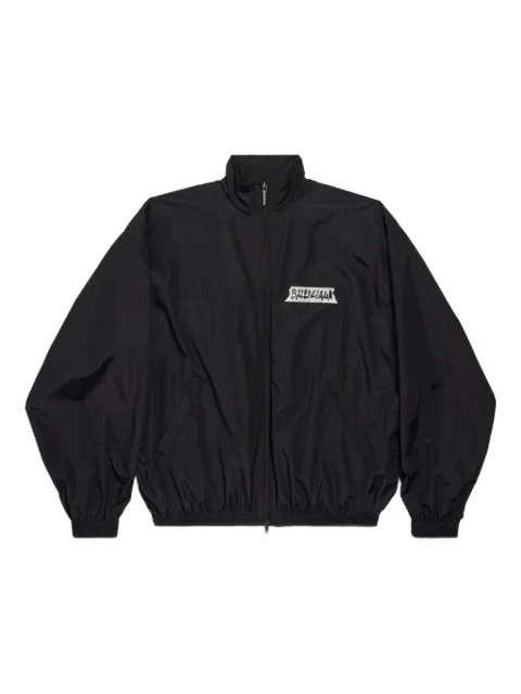 Balenciaga Masking Tape logo zip jacket
