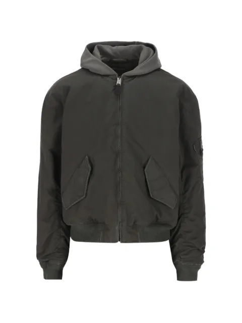 Balenciaga hooded bomber jacket
