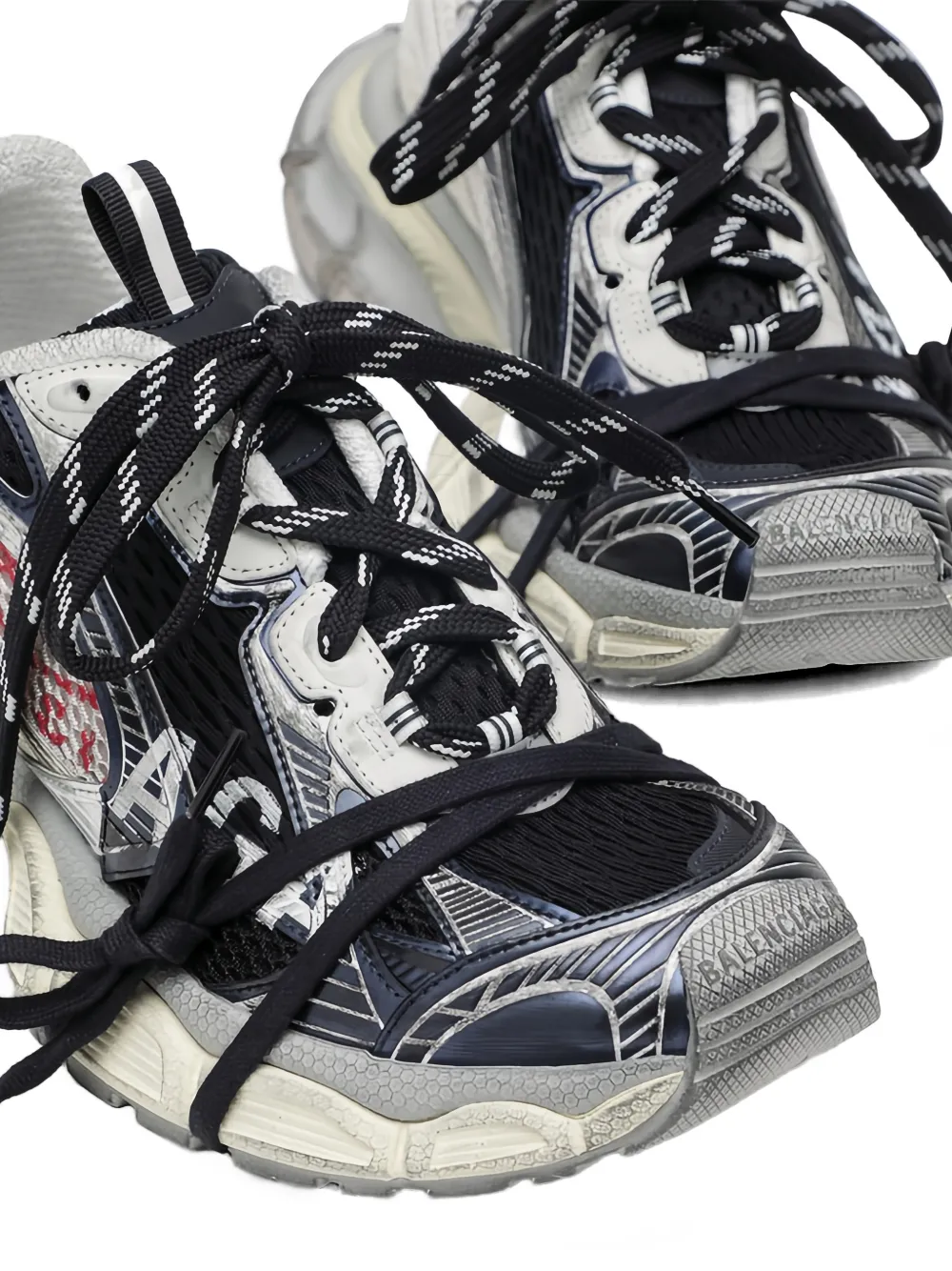 Balenciaga 3xl Split Logo panelled sneakers Wit