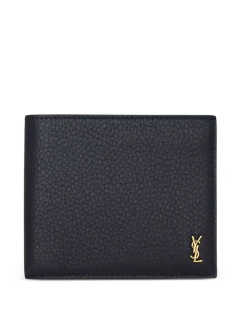 Saint Laurent logo-plaque wallet