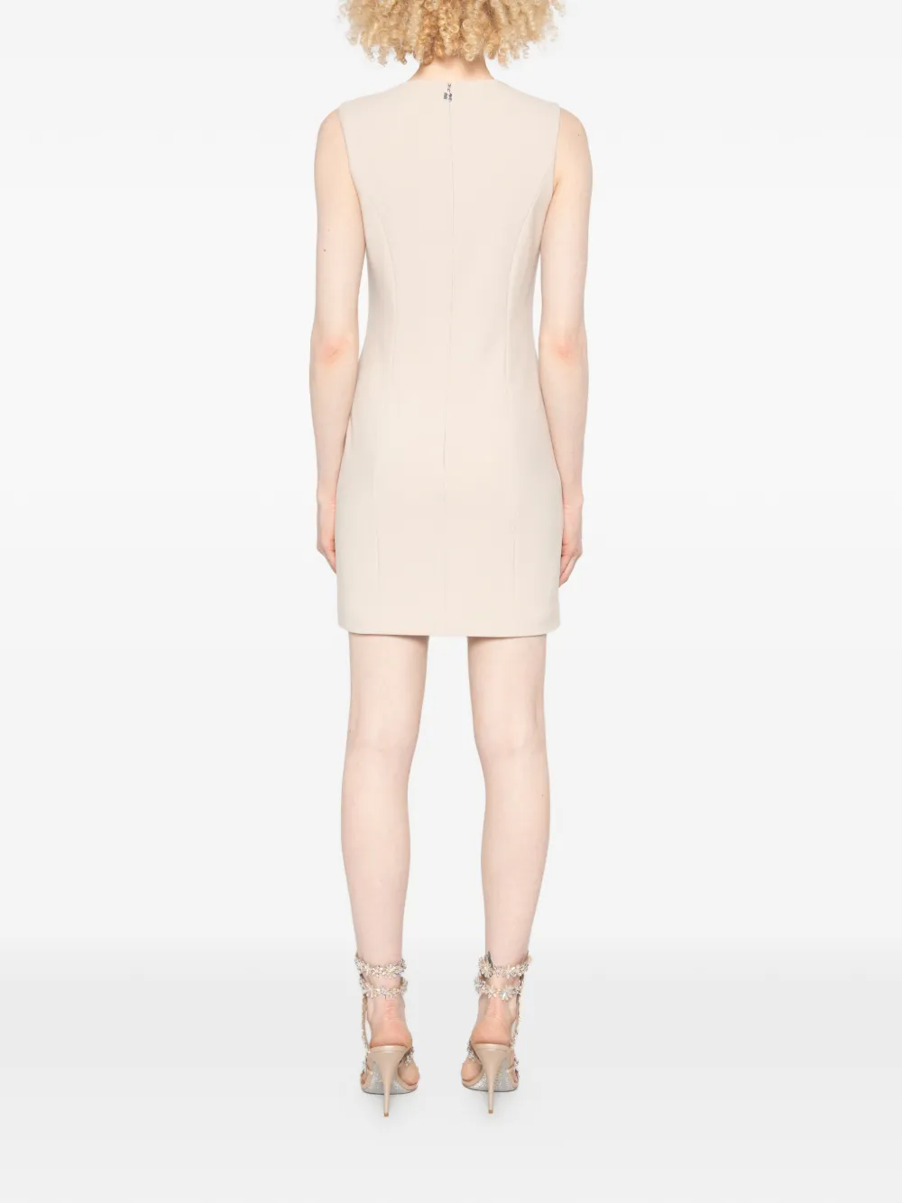 ROTATE BIRGER CHRISTENSEN Jurk met bloemenpatch Beige