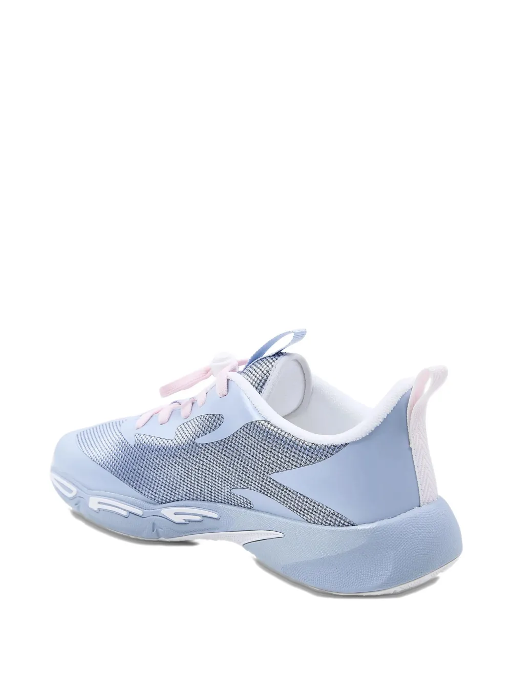 Off-White Kids For Jumping Arrows-patch panelled sneakers Blauw