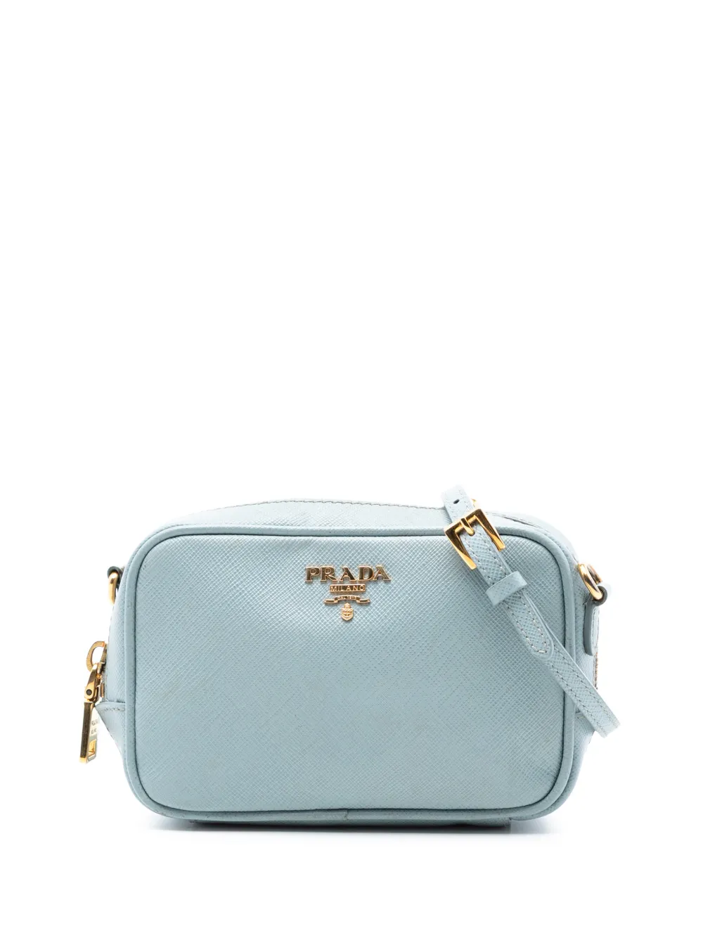 Prada Pre-Owned 2013-2025 Saffiano Lux Camera Bag crossbody bag - Blu