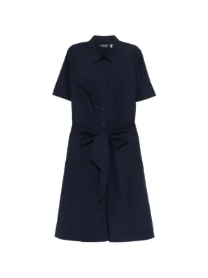 CFCL Ribbed short-sleeve Dress | Blue | FARFETCH ID