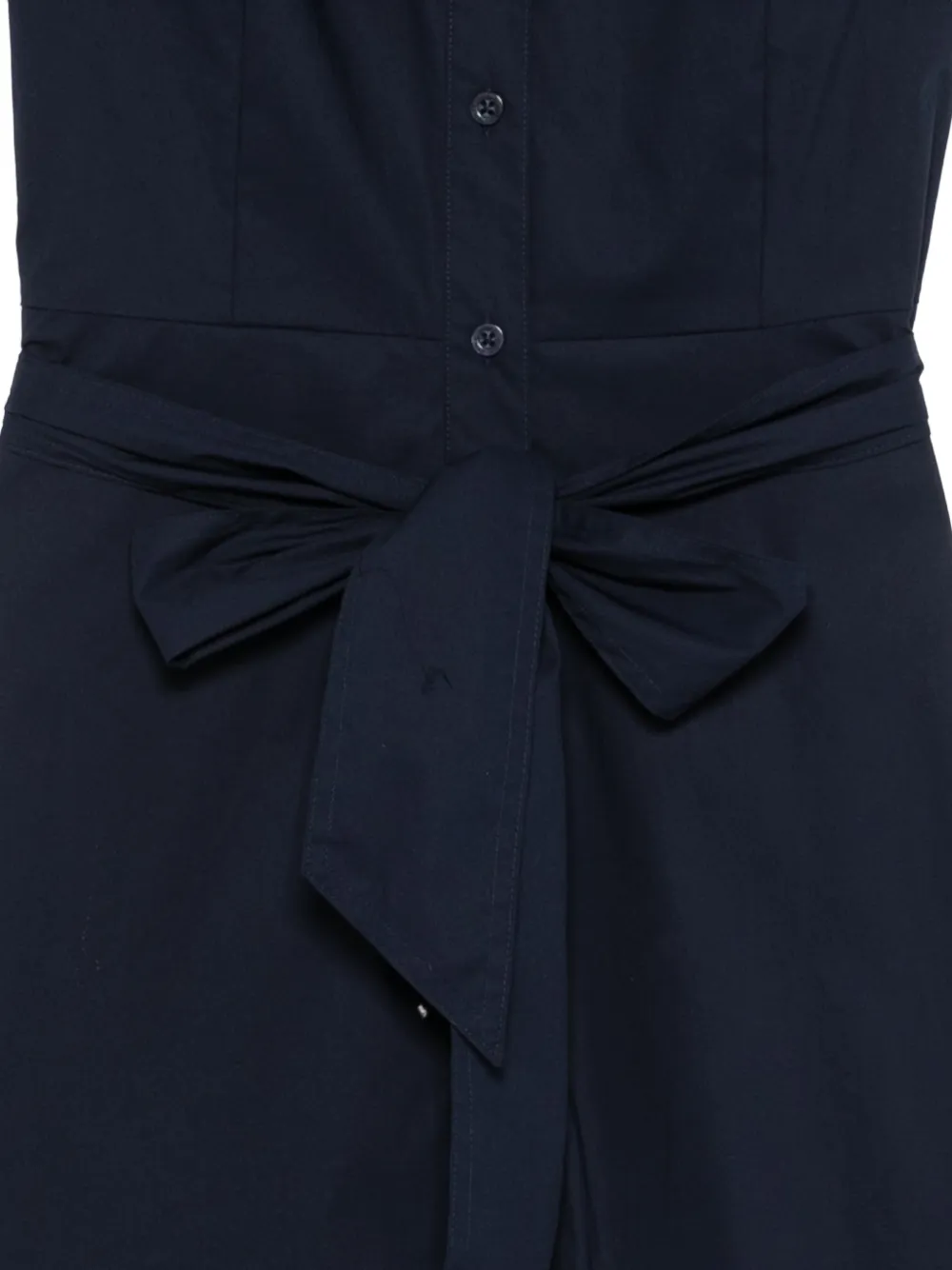 Lauren Ralph Lauren Midi-blousejurk met gestrikte taille Blauw