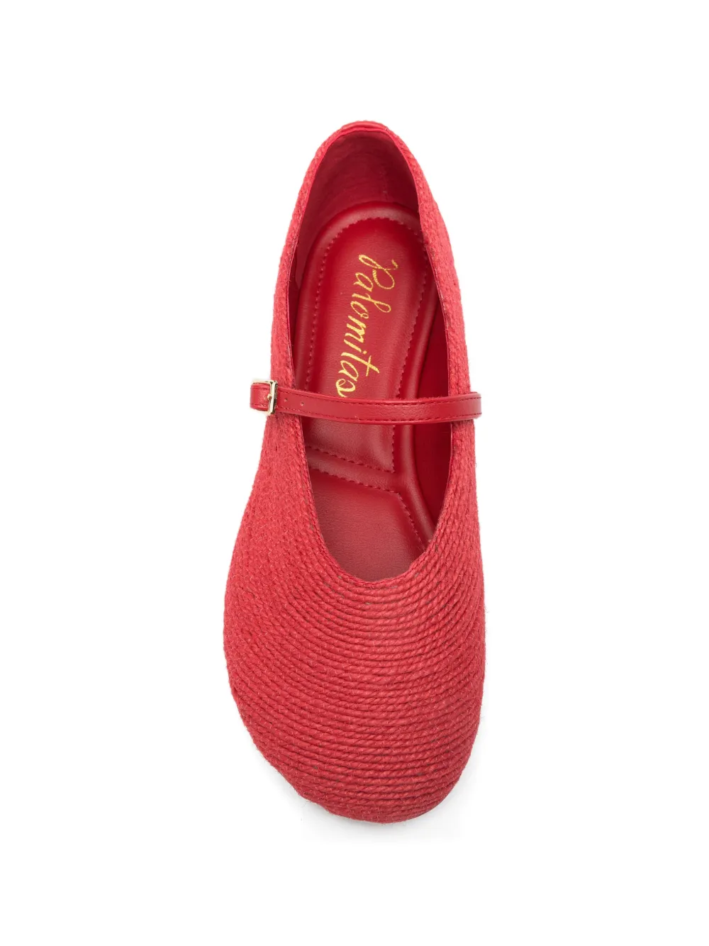 Palomitas By Paloma Barcelò raffia ballet flats Rood