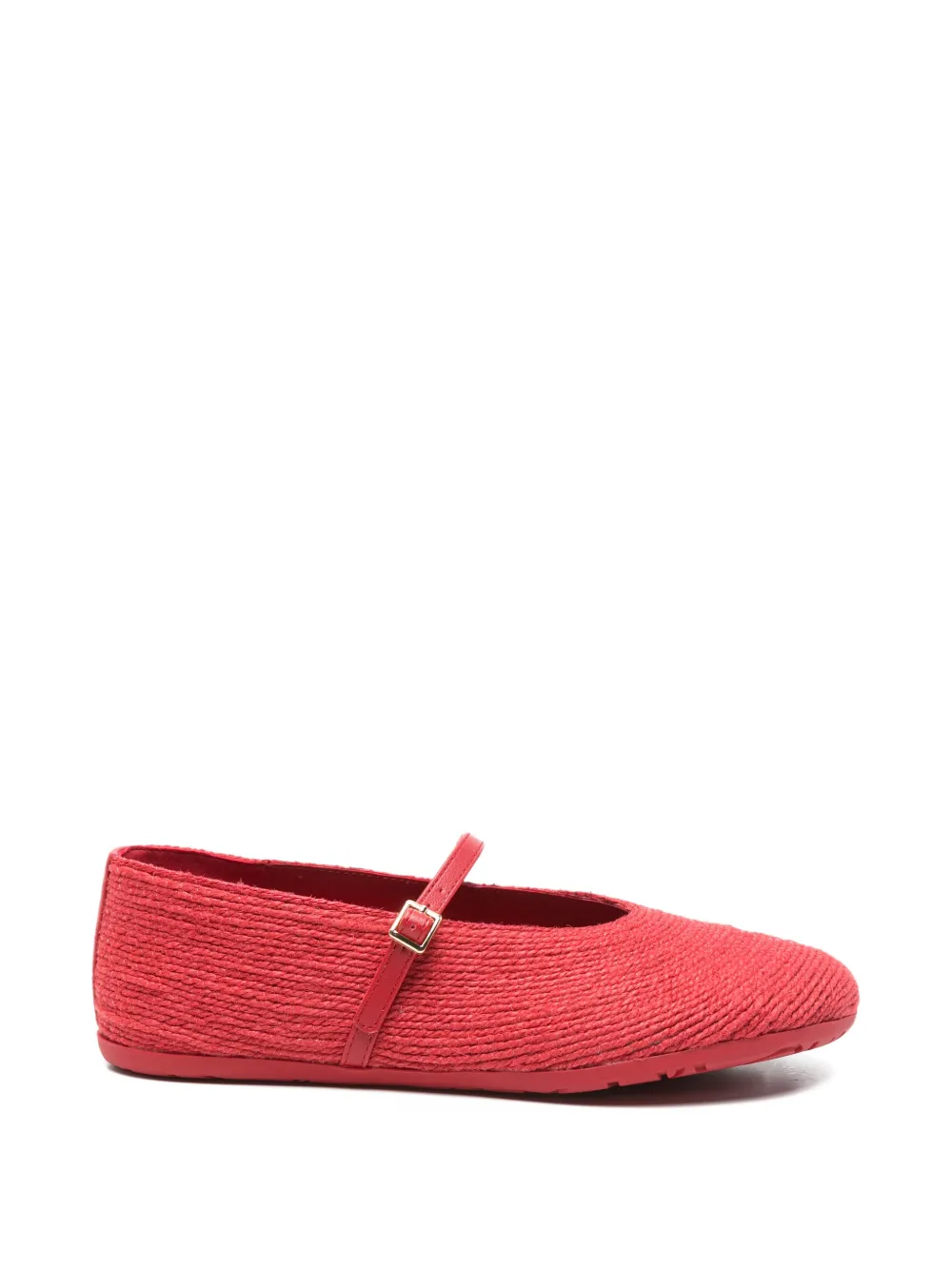 Palomitas By Paloma Barcelò raffia ballet flats Rood