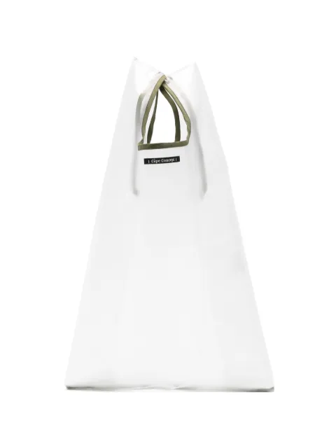 cape concept semi-sheer tote bag
