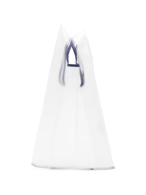 cape concept semi-transparent tote bag