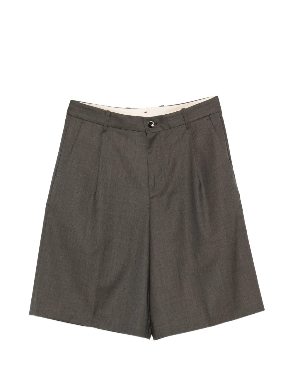 Nine In The Morning Odell pleated shorts - Grey