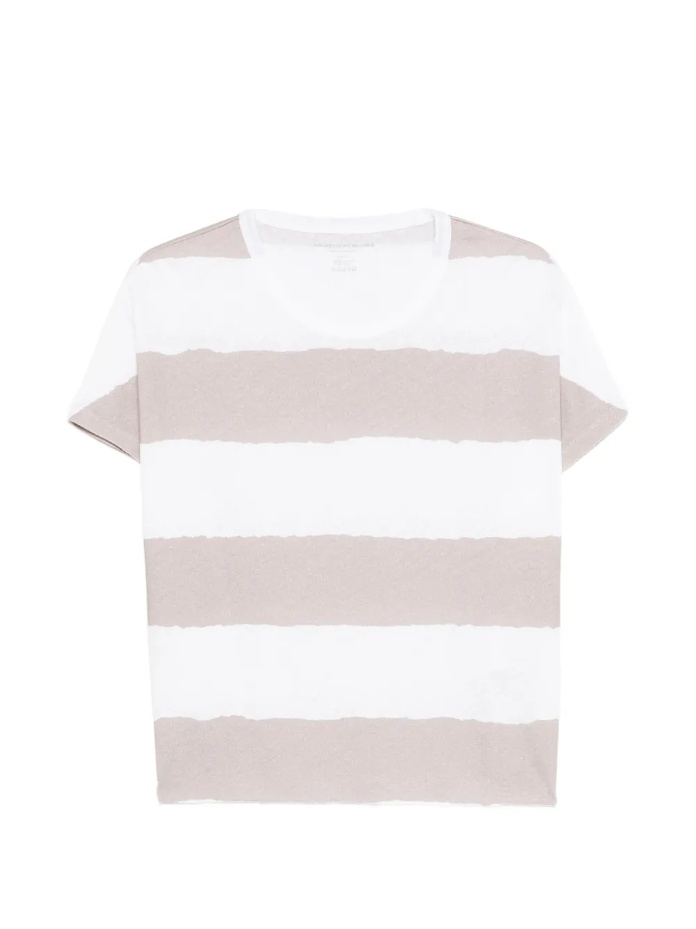 Majestic Filatures striped T-shirt - Bianco