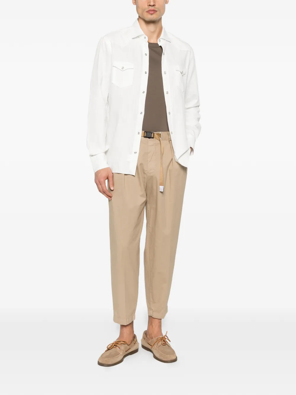 Arte Antwerp cotton shirt - Weiß