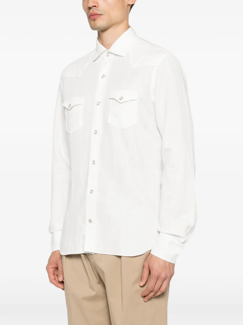  Arte Antwerp Camisa De Algodón - Blanco 