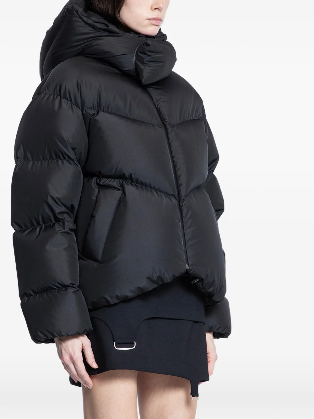  Ssheena Padded Quilted Jacket - Black 