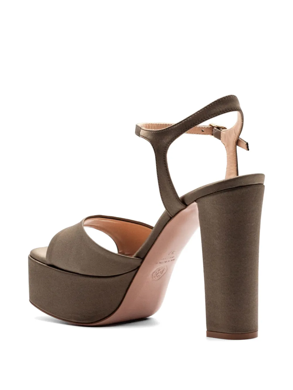 Roberto Festa Sandalen met plateauzool en bandjes Groen