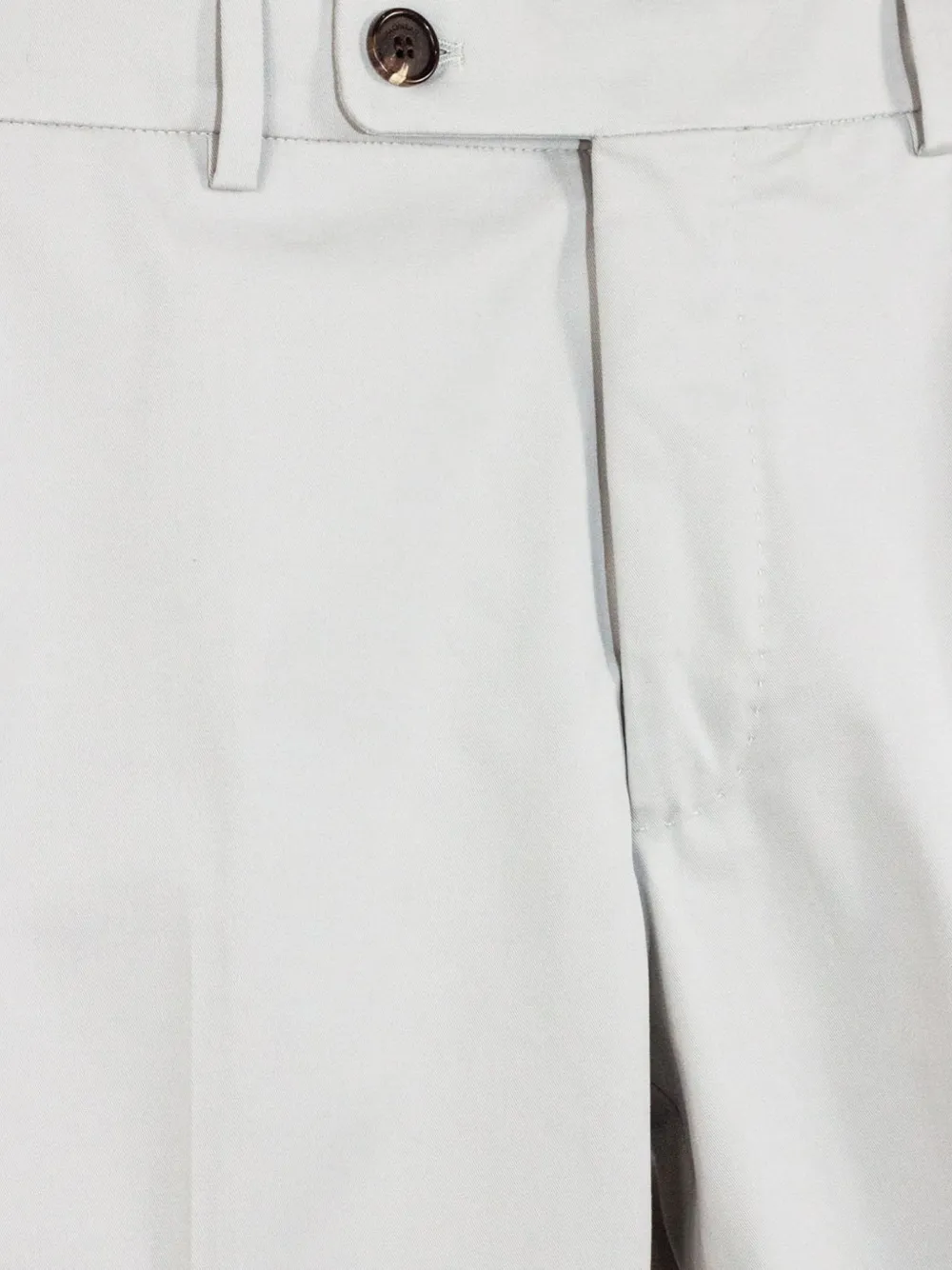 Incotex Katoenen broek met riemlussen Wit