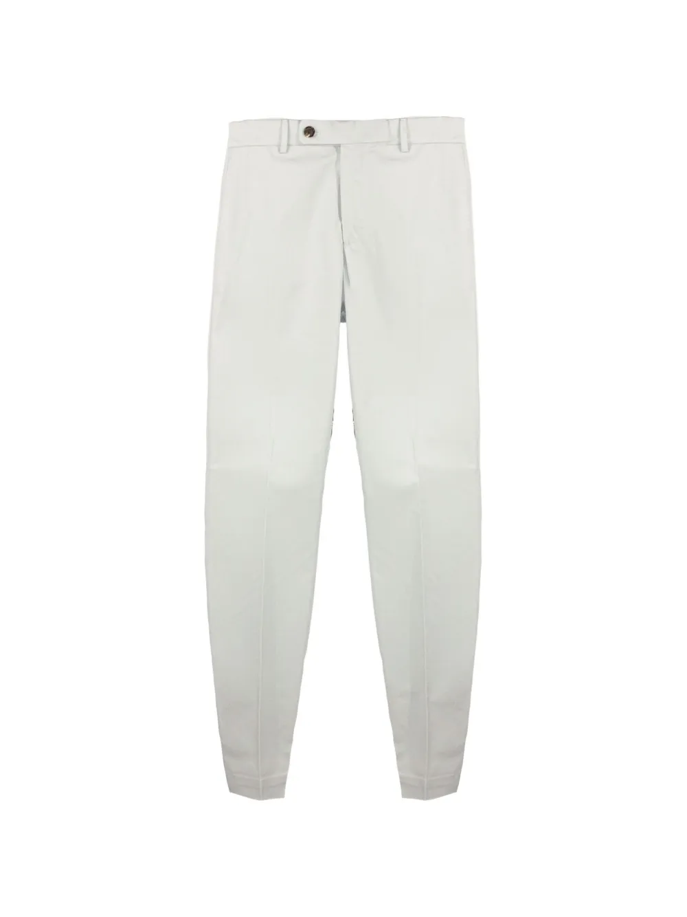 Incotex belt loops cotton trousers - Bianco