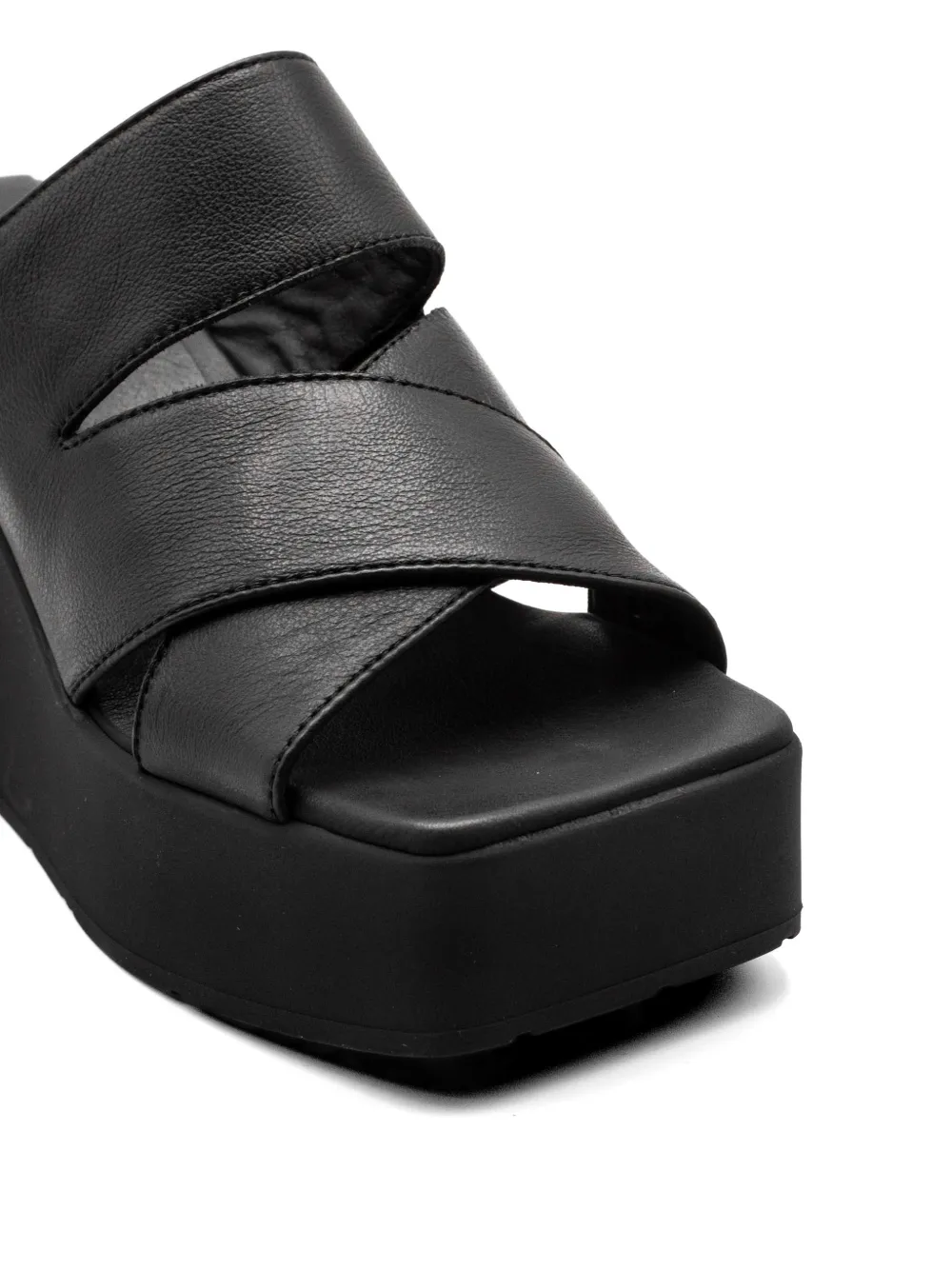 Vic Matie Sandalen met plateauzool Zwart