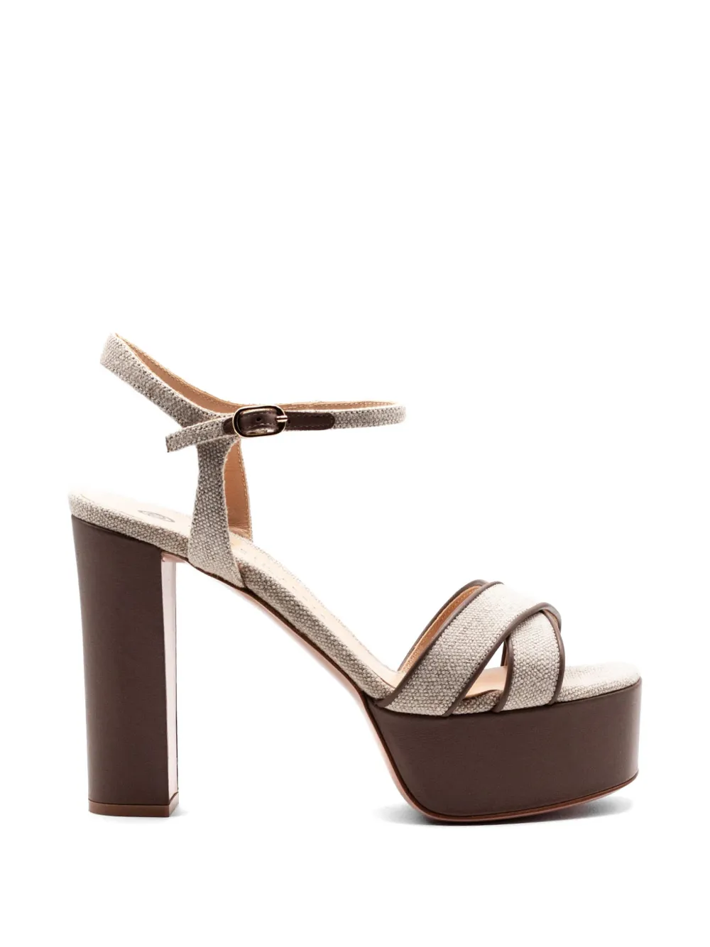 Roberto Festa crisscross platform sandals - Toni neutri