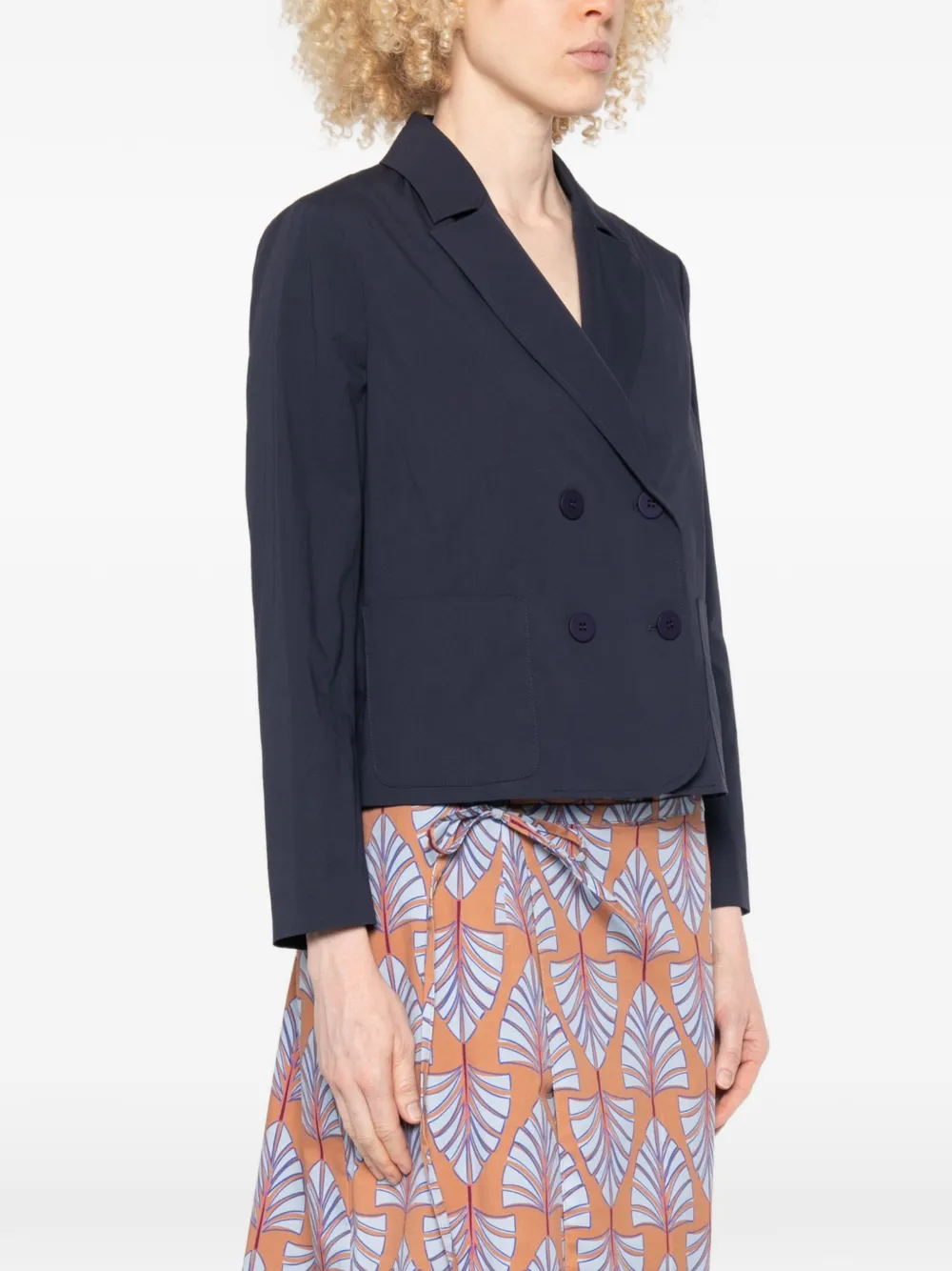 Niu double-breasted Jacket | Blue | FARFETCH ZA