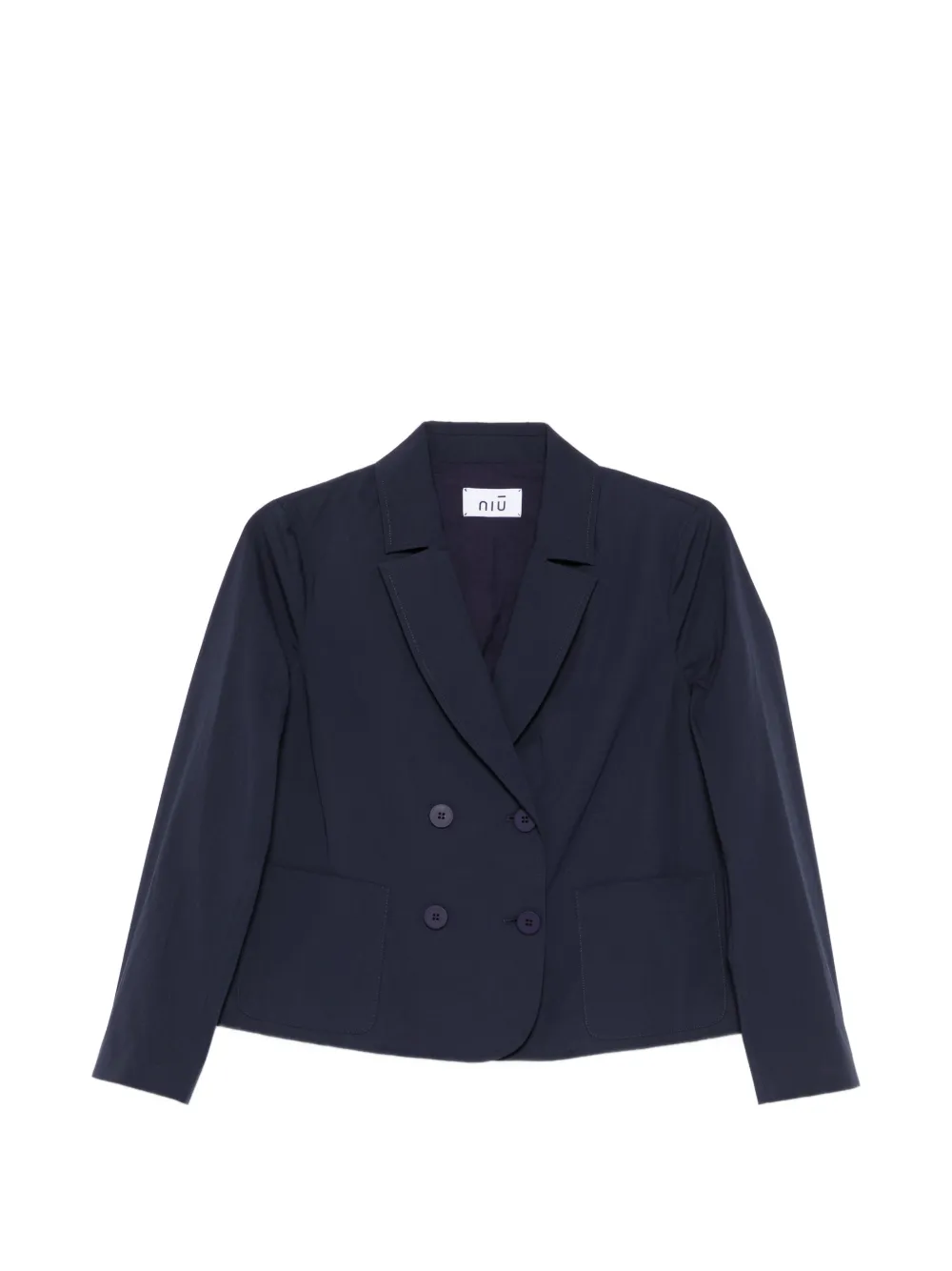 Niu double-breasted jacket - Blu
