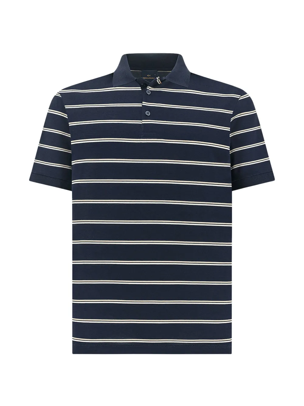 Paul & Shark striped cotton polo shirt - Blu