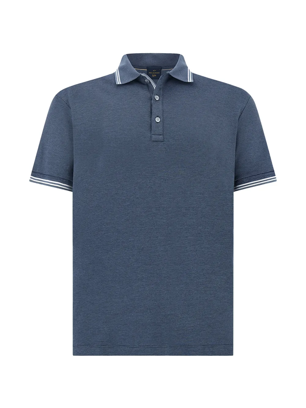 Paul & Shark striped-trim polo shirt - Blau