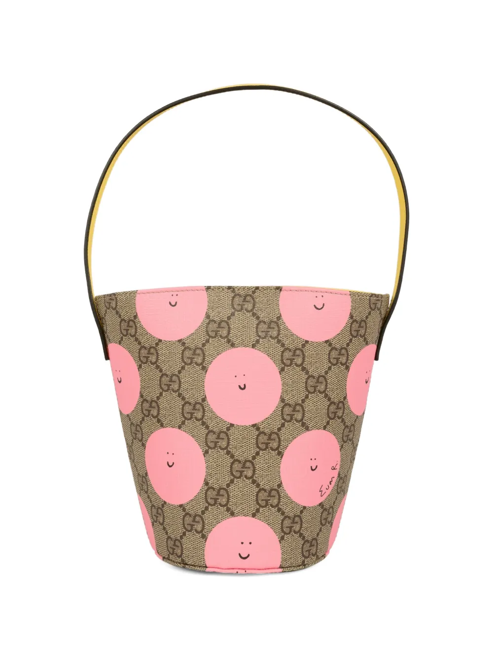  Gucci Kids X Euan Roberts Gg-pattern Bucket Bag - Neutrals 