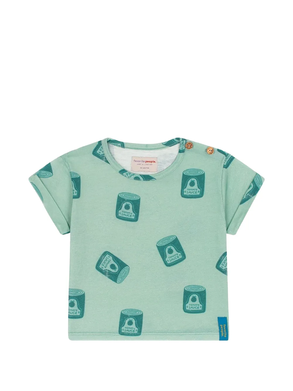 Favorite People T-shirt con stampa - Verde