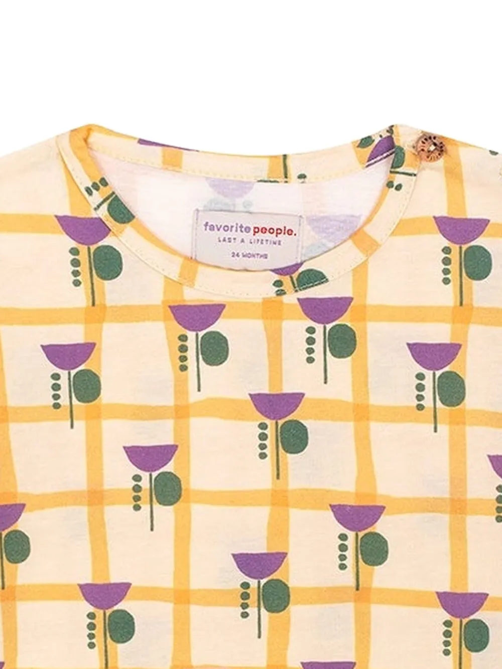 Favorite People Gelato T-shirt Geel