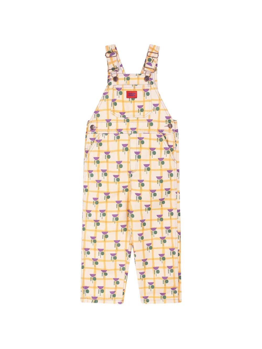 Favorite People Gelato check overalls - Neutrals