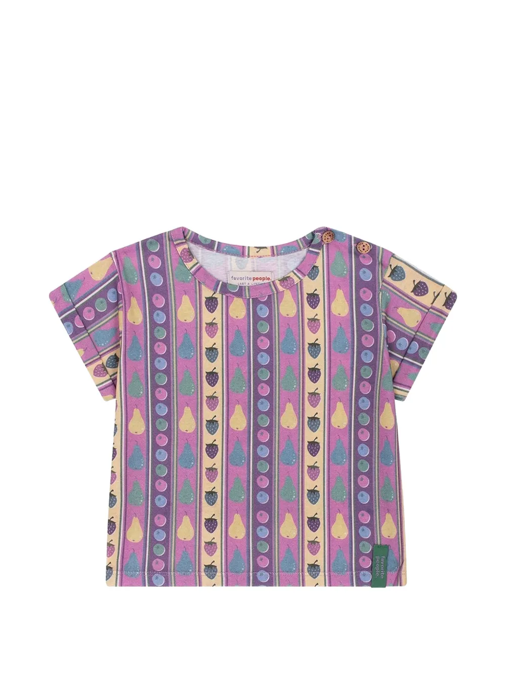 Favorite People T-shirt Panna Cotta con stampa - Rosa