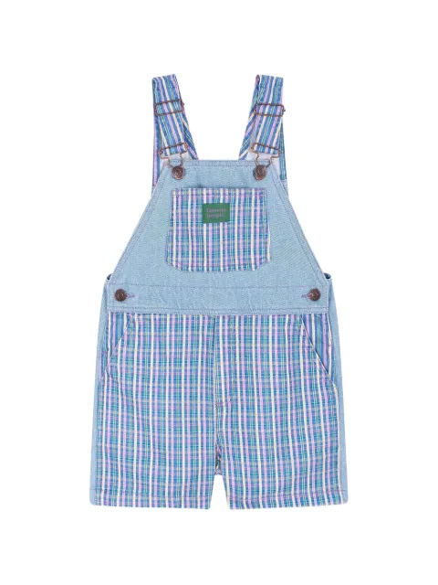 Favorite People checked shorts overalls
