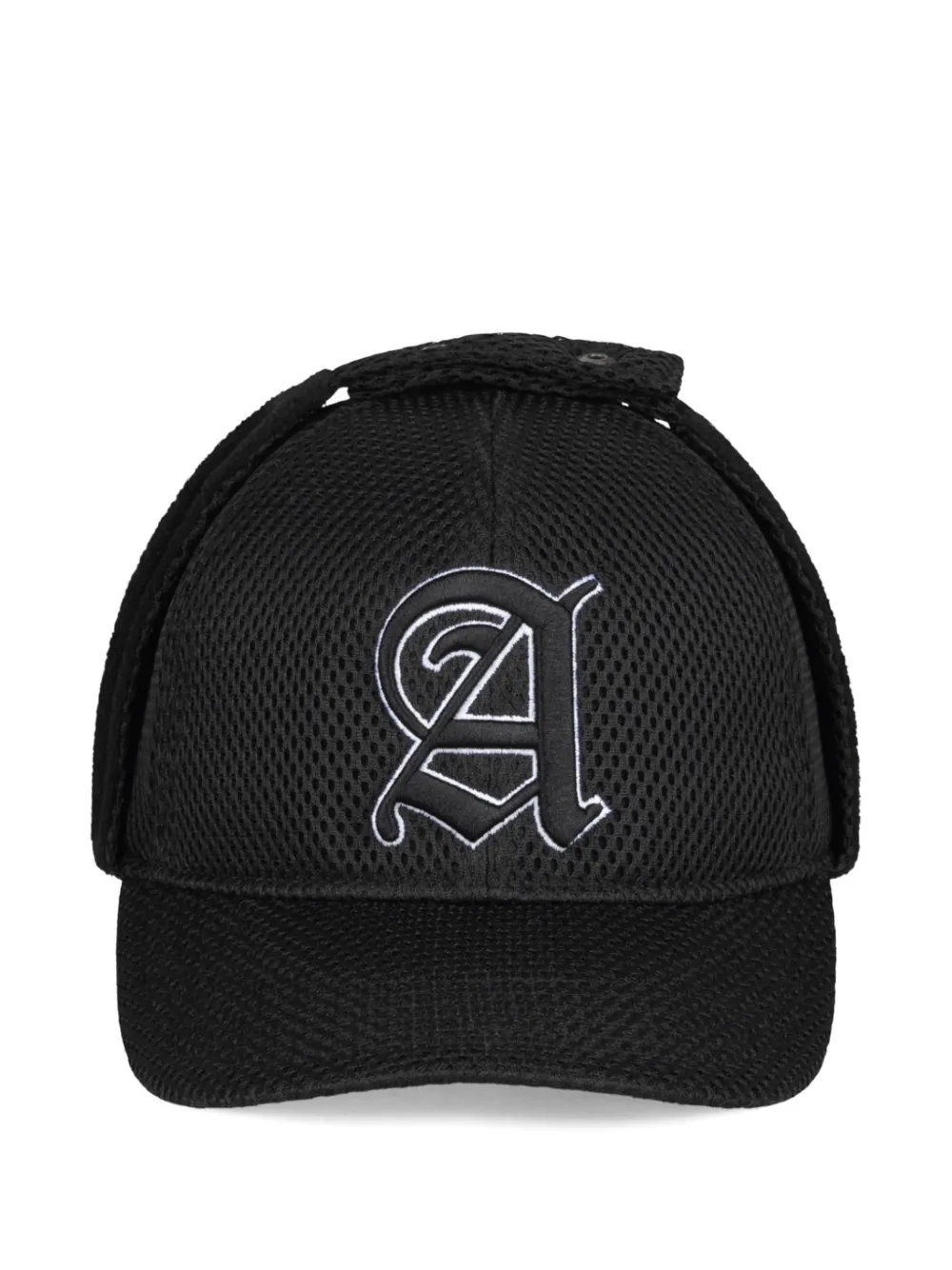 Aries Airtex Trapper logo-embroidered mesh-panel cap - Schwarz