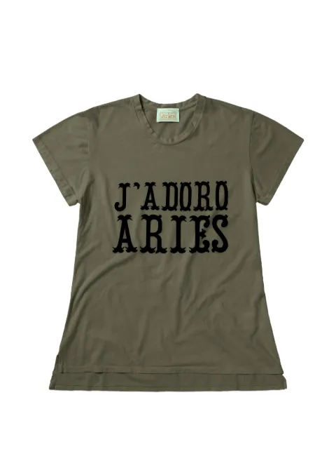 Aries J'adoro printet short-sleeve T-shirt