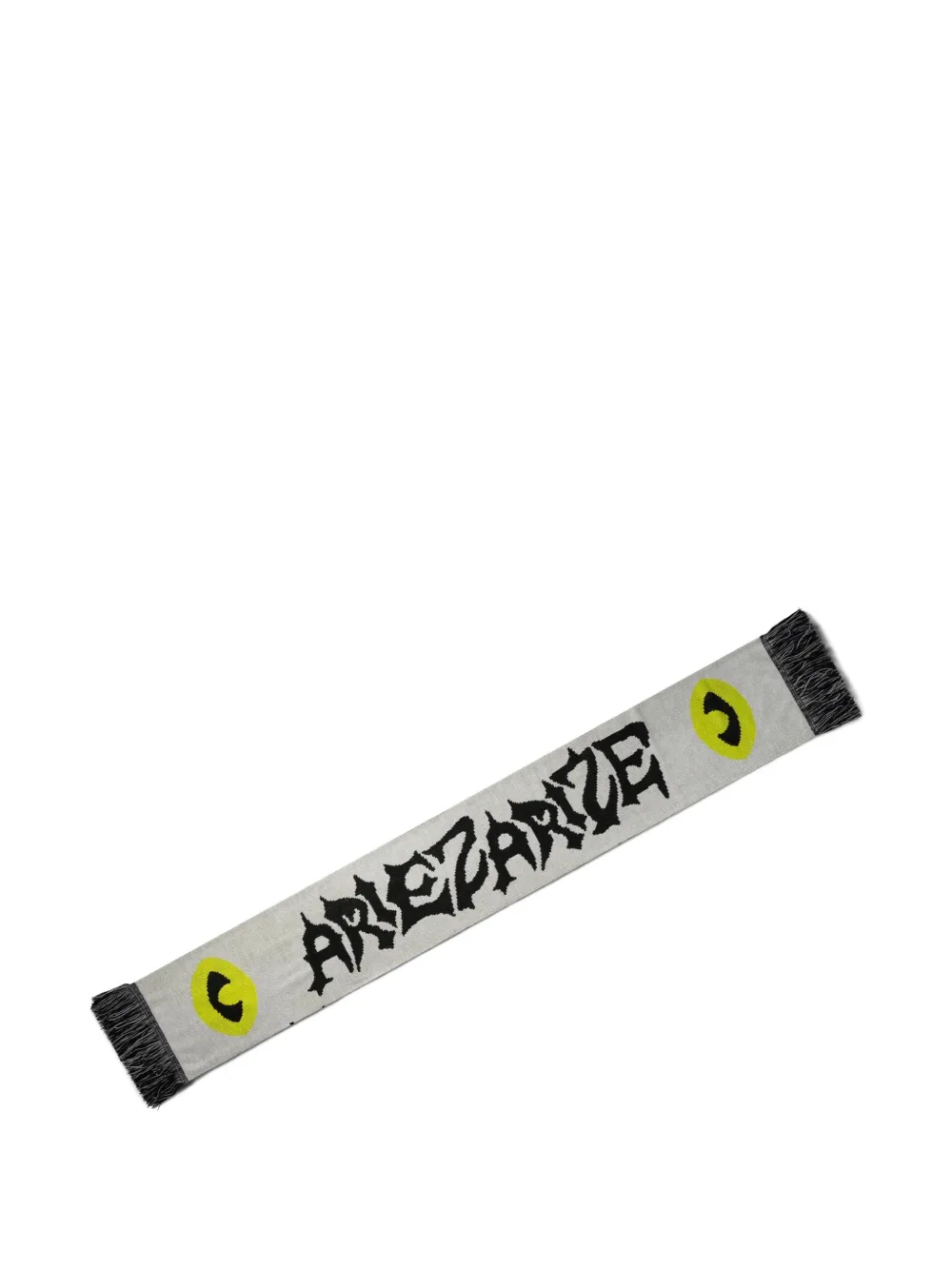 Aries Metal Ariez Arize fringed scarf - Grigio