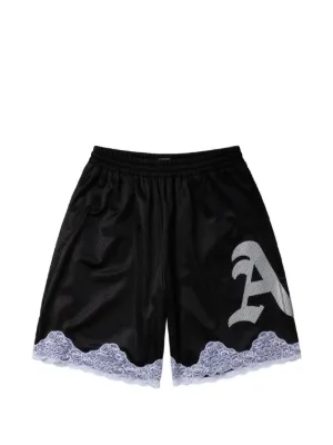 Aries レースディテール ショートパンツ | ブラック | FARFETCH JP