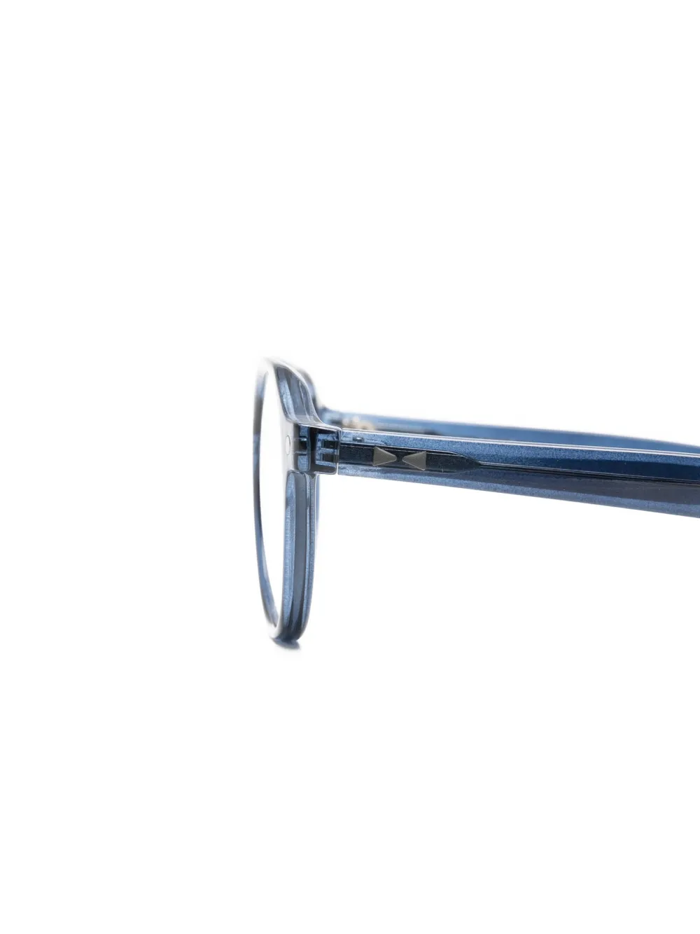 Snob Meziena zonnebril met rond montuur Blauw
