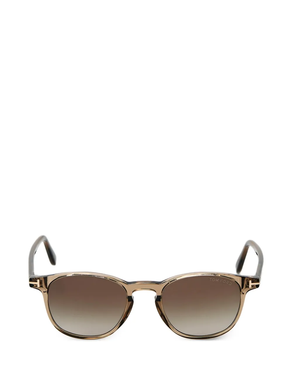 TOM FORD Occhiali da sole Holt tondi - Marrone