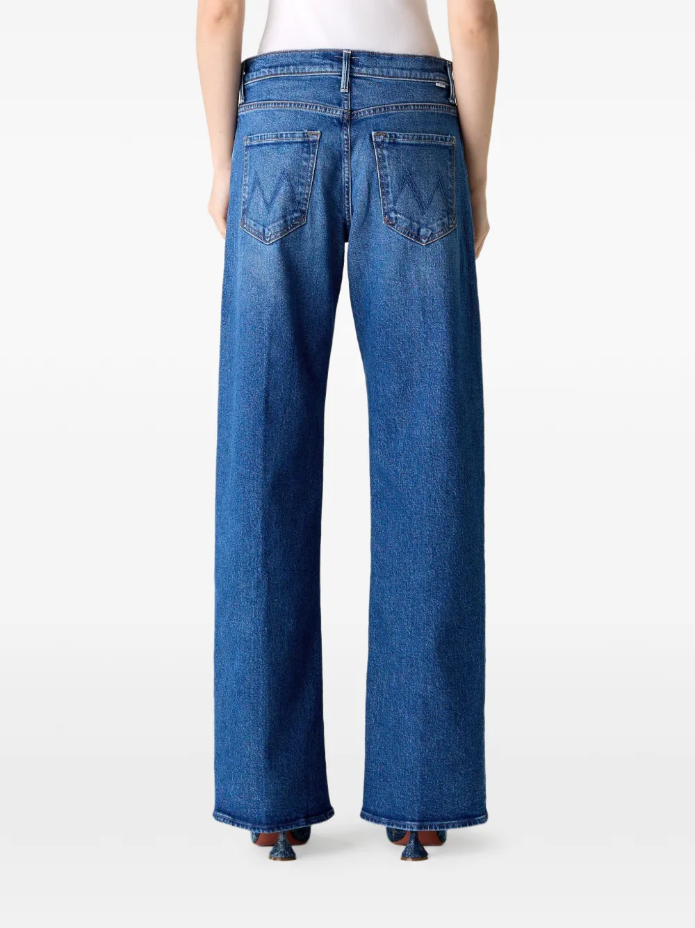 MOTHER Jeans met knopen Blauw