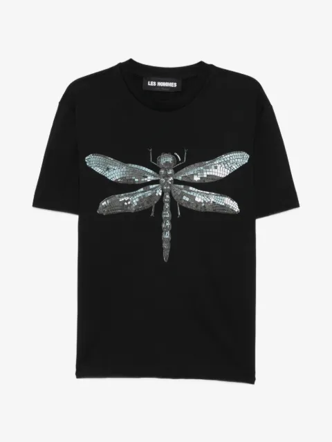 LES HOMMES t-shirt med trollslända